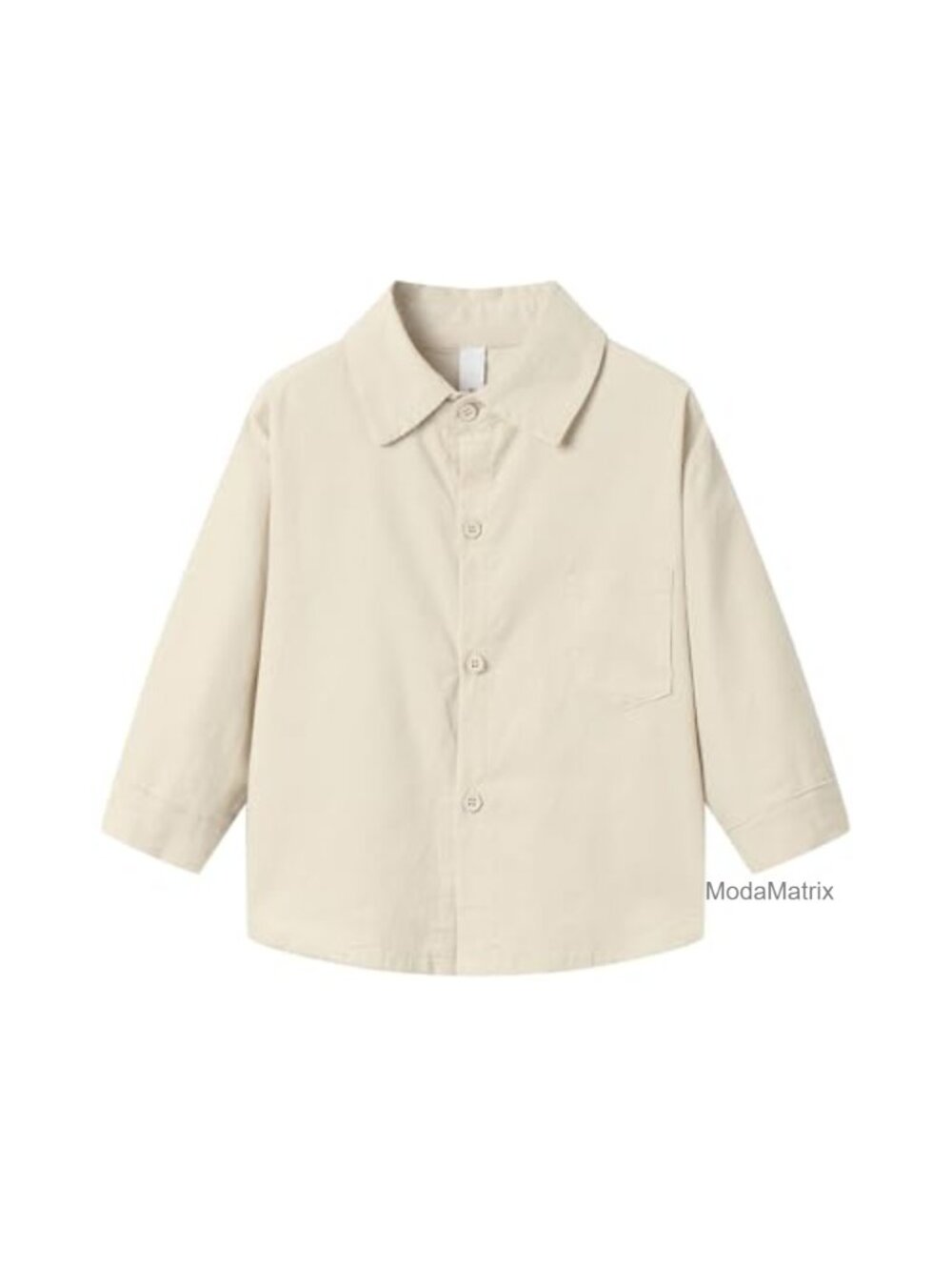 Kids Corduroy Button Down Long Sleeve Shirt Shacket